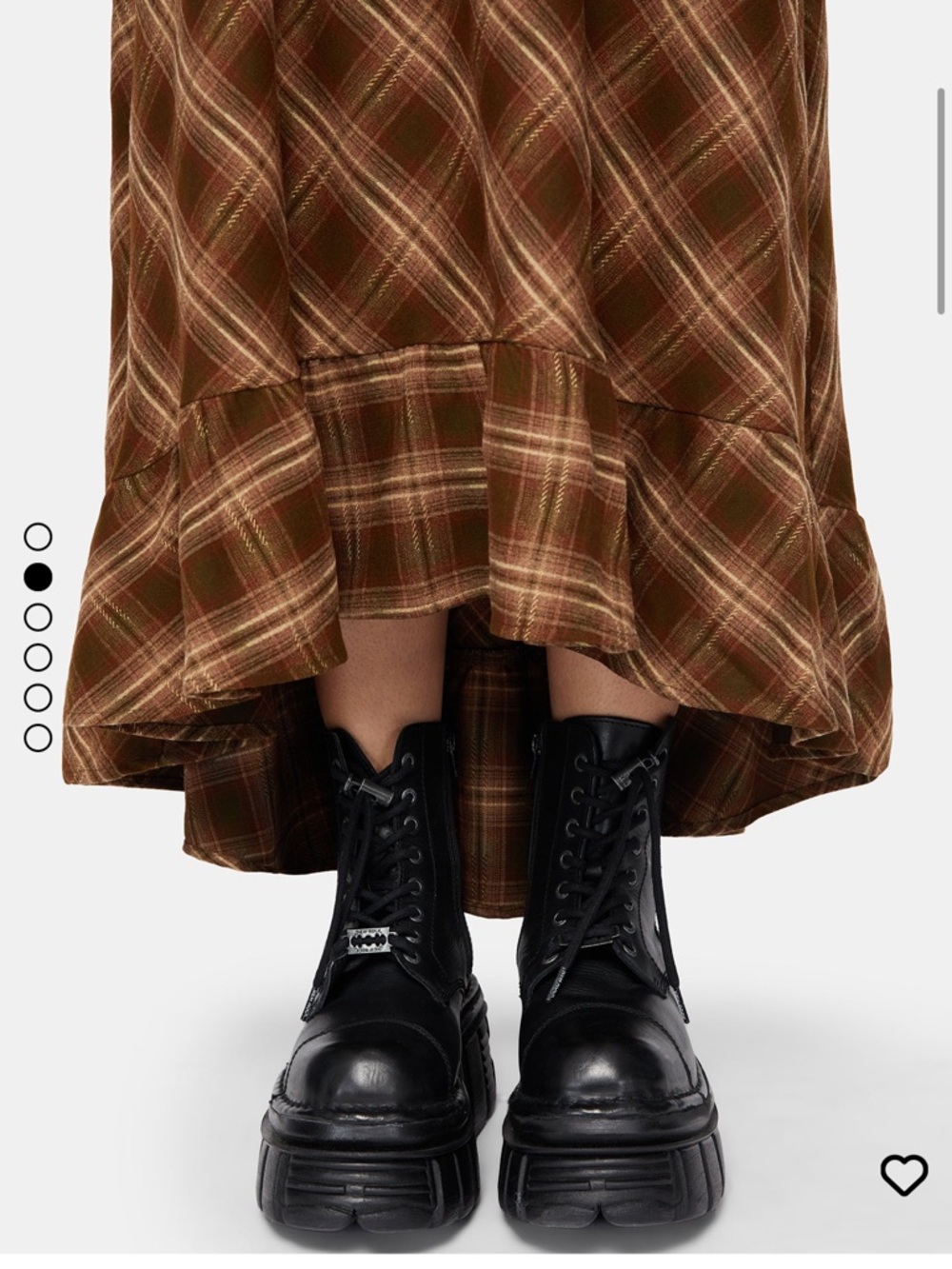 Disturbia Wrenna Ruffle Hem
Check Midaxi Skirt - Picture 4 of 9